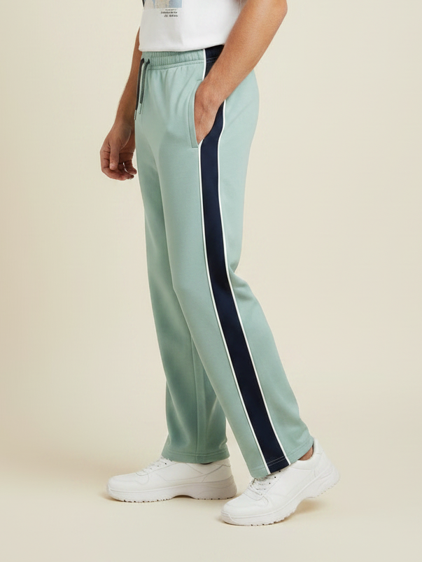 Stylish Regular Fit Summer Trouser For Men-Misty Green-NST21