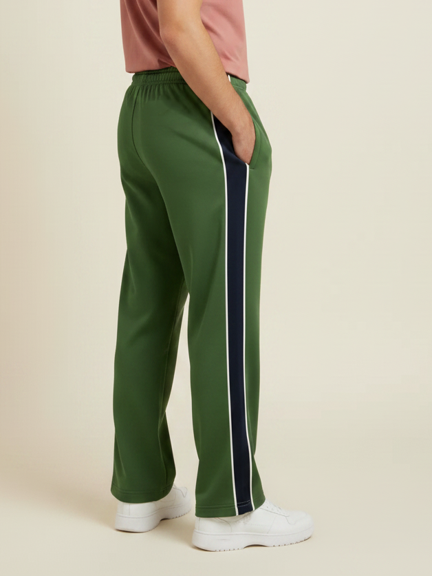 Stylish Regular Fit Summer Trouser For Men-Forest Green-NST27