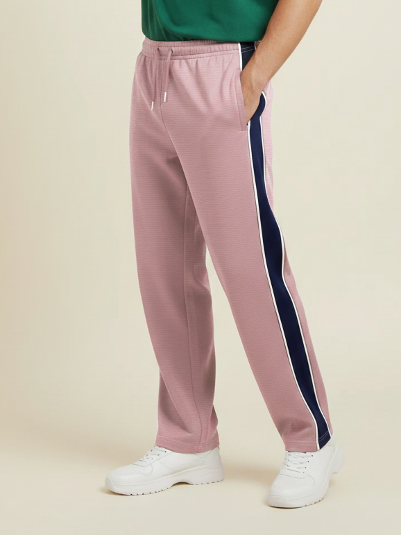 Stylish Regular Fit Summer Trouser For Men-Blush Pink-NST32
