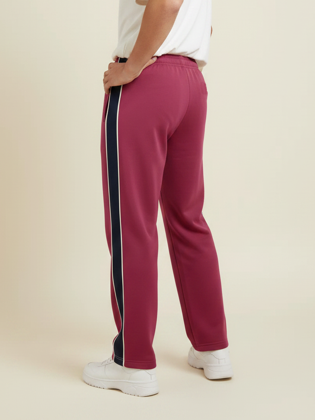 Stylish Regular Fit Summer Trouser For Men-Raspberry Pink-NST30