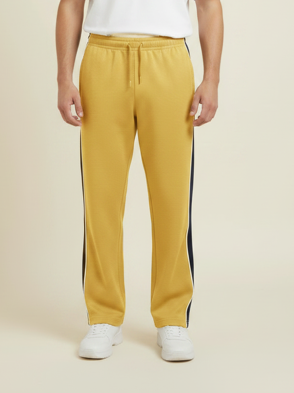 Stylish Regular Fit Summer Trouser For Men-Yellow-NST49