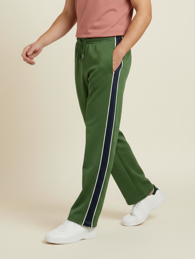 Stylish Regular Fit Summer Trouser For Men-Forest Green-NST27