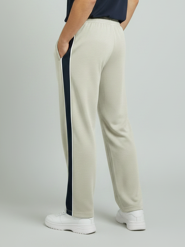 Stylish Regular Fit Summer Trouser For Men-Off White-NST37