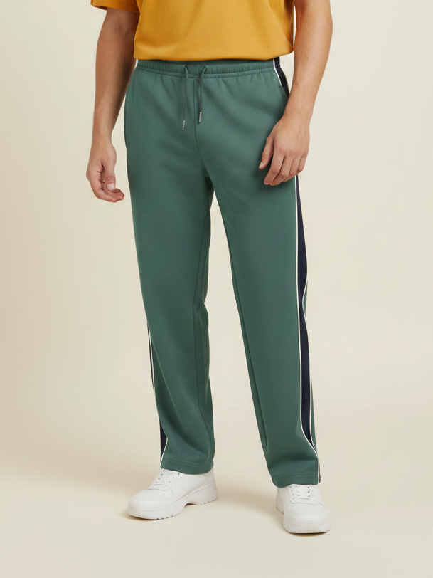 Stylish Regular Fit Summer Trouser For Men-Light Forest Green-NST39