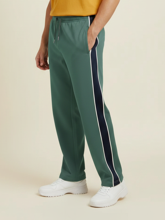 Stylish Regular Fit Summer Trouser For Men-Light Forest Green-NST39