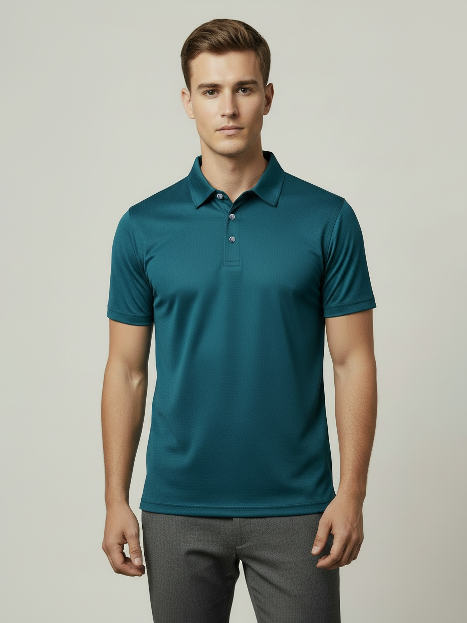 Rawgear Summer Dry Fit Polo Shirt For Men-Zinc-BE2163