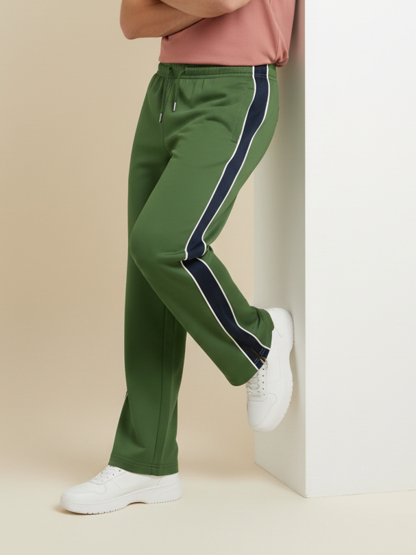 Stylish Regular Fit Summer Trouser For Men-Forest Green-NST27
