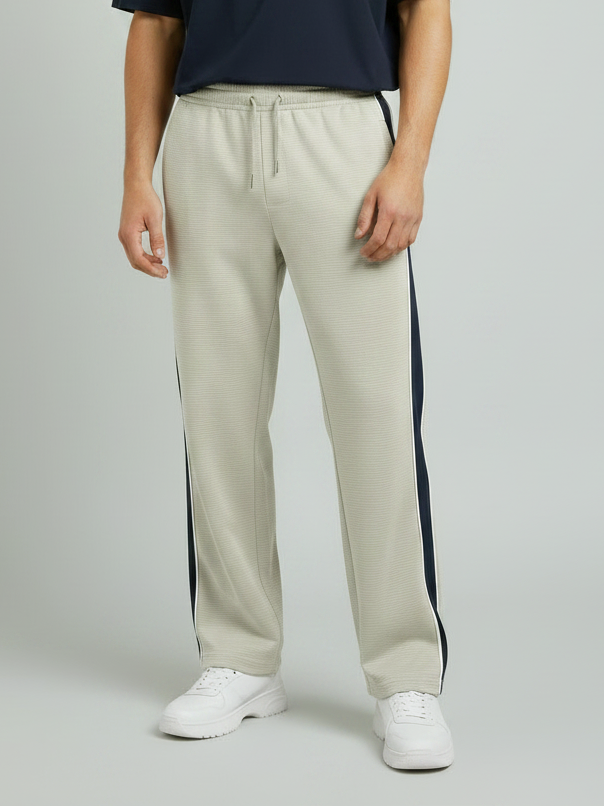 Stylish Regular Fit Summer Trouser For Men-Off White-NST37