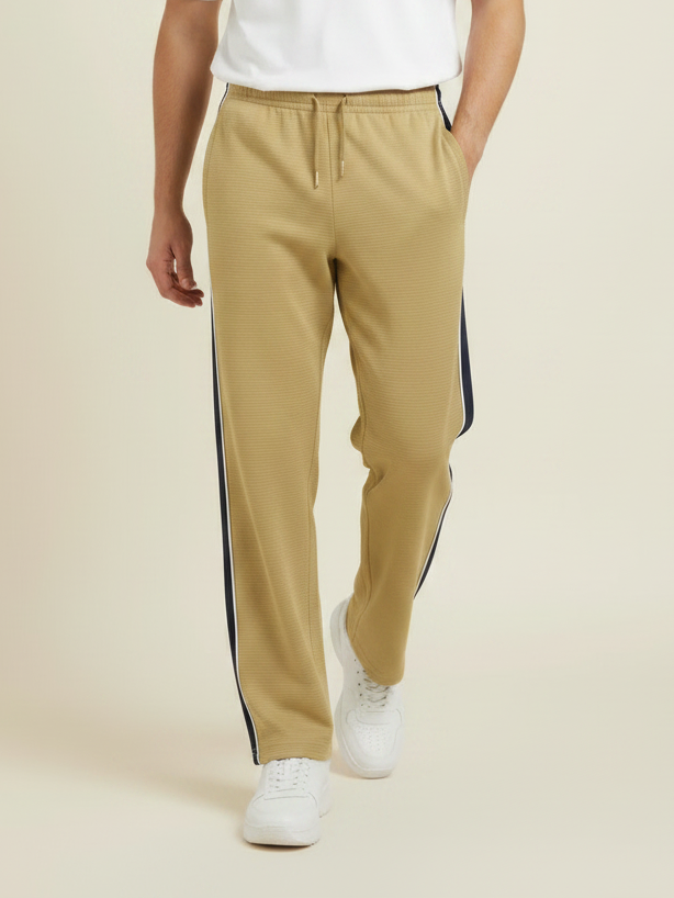 Stylish Regular Fit Summer Trouser For Men-Mustard-NST38