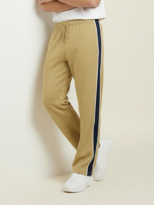 Stylish Regular Fit Summer Trouser For Men-Mustard-NST38