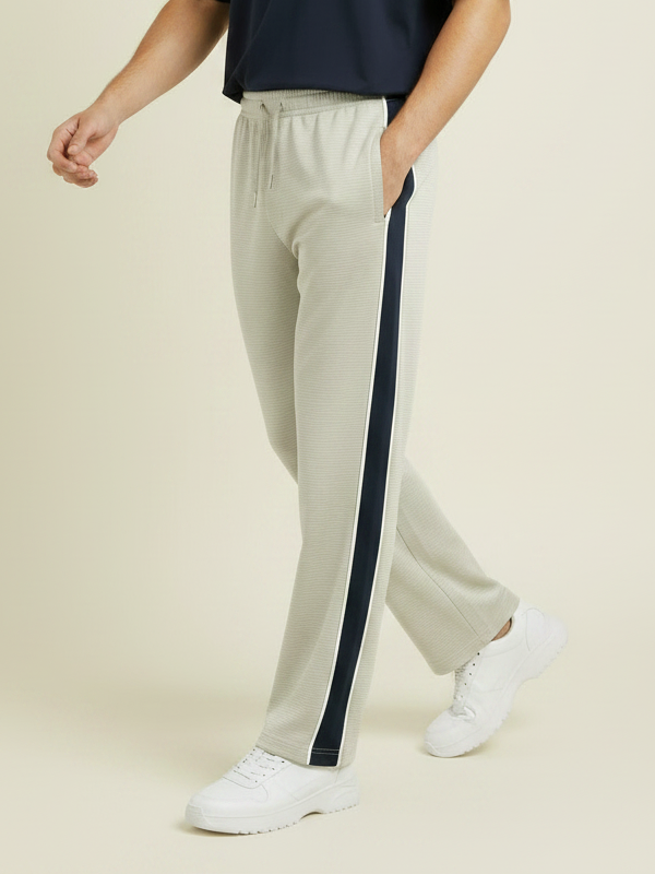 Stylish Regular Fit Summer Trouser For Men-Off White-NST37