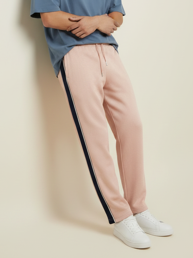 Stylish Regular Fit Summer Trouser For Men-Peach-NST35
