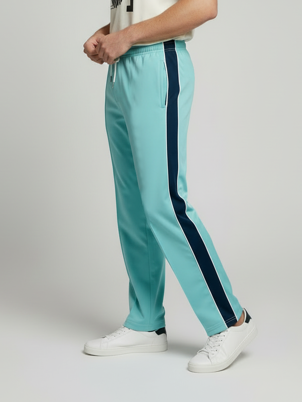 Stylish Regular Fit Single Jersey Summer Trouser For Men-Sky Blue-NST03