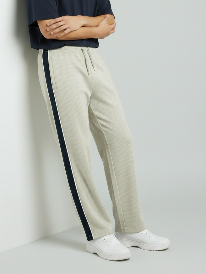 Stylish Regular Fit Summer Trouser For Men-Off White-NST37