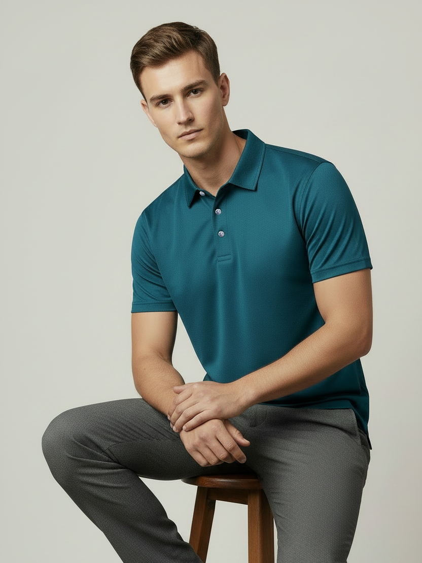 Rawgear Summer Dry Fit Polo Shirt For Men-Zinc-BE2163