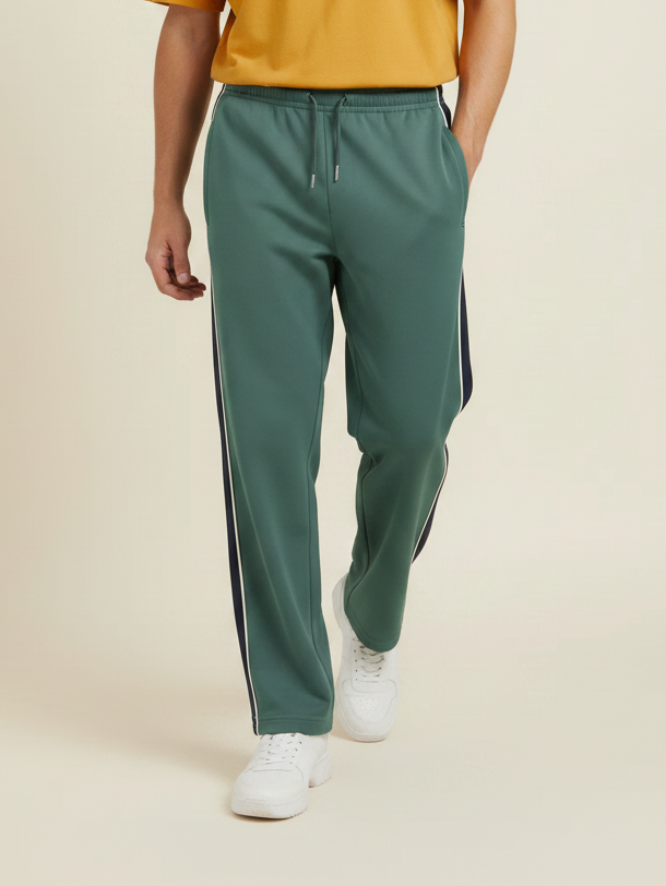 Stylish Regular Fit Summer Trouser For Men-Light Forest Green-NST39