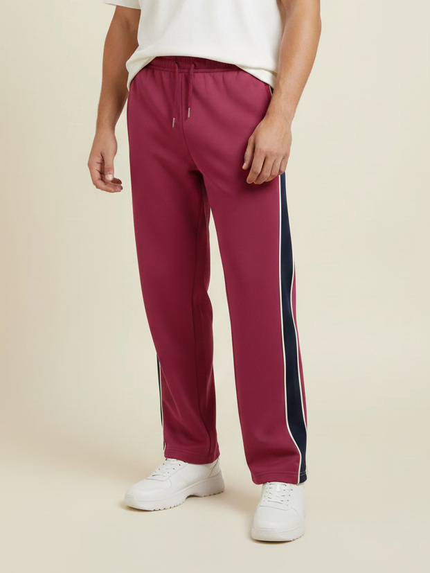Stylish Regular Fit Summer Trouser For Men-Raspberry Pink-NST30