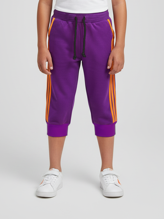 Summer Jersey Slim Fit Short For Kids-Magenta-NSK10