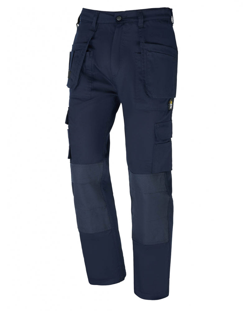 Navy Blue Cargo Trouser For Men-BE8267