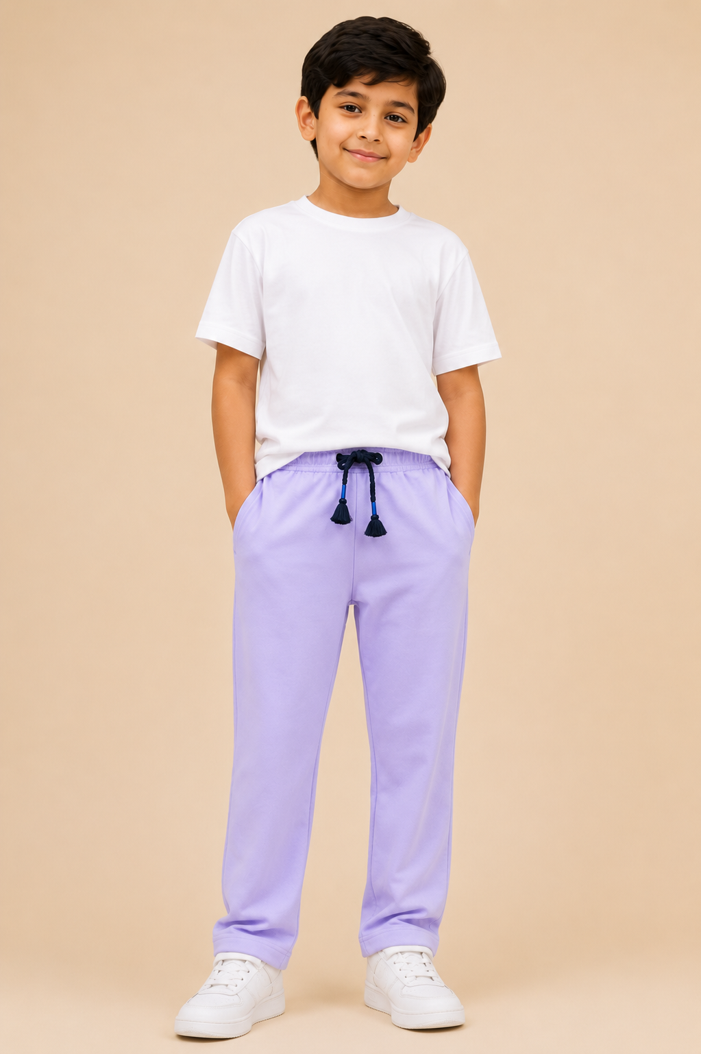 Premium Boys Trouser-Light Purple-T19