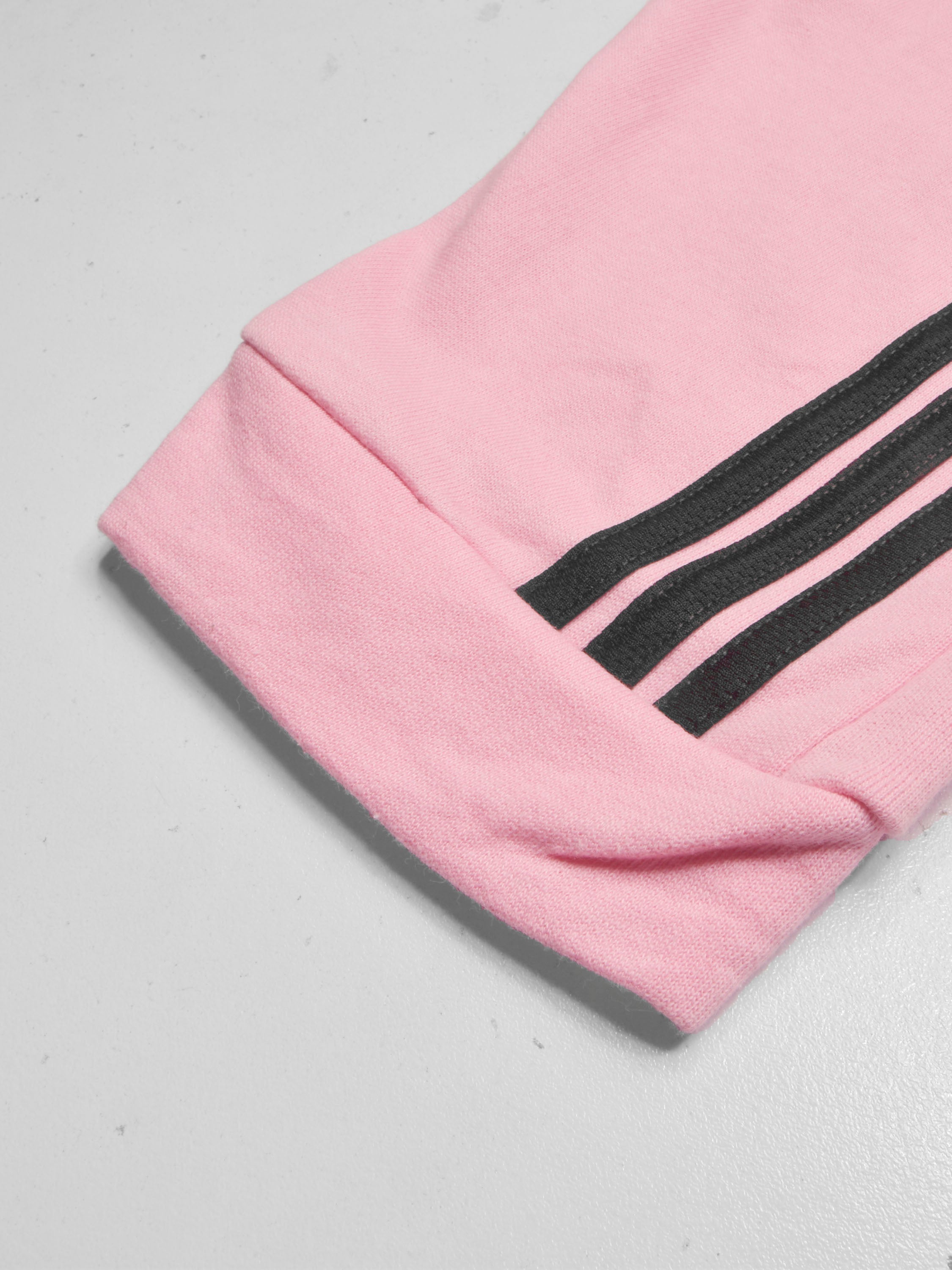 Summer Jersey Slim Fit Bermuda Short For Men-Pink with Stripes-SP1771/RT2432