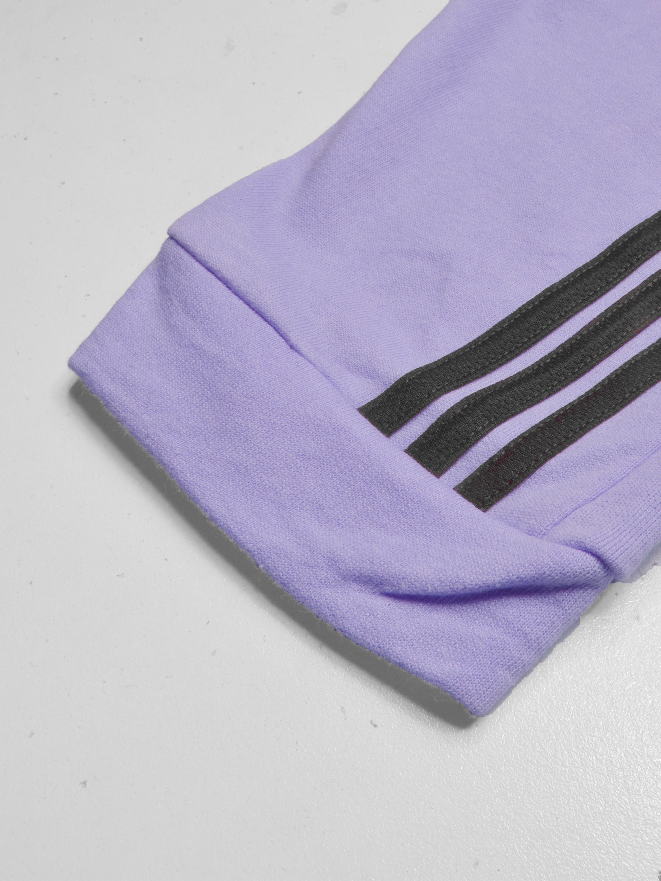 Summer Jersey Slim Fit Bermuda Short For Men-Light Purple with Stripes-SP1774/RT2435