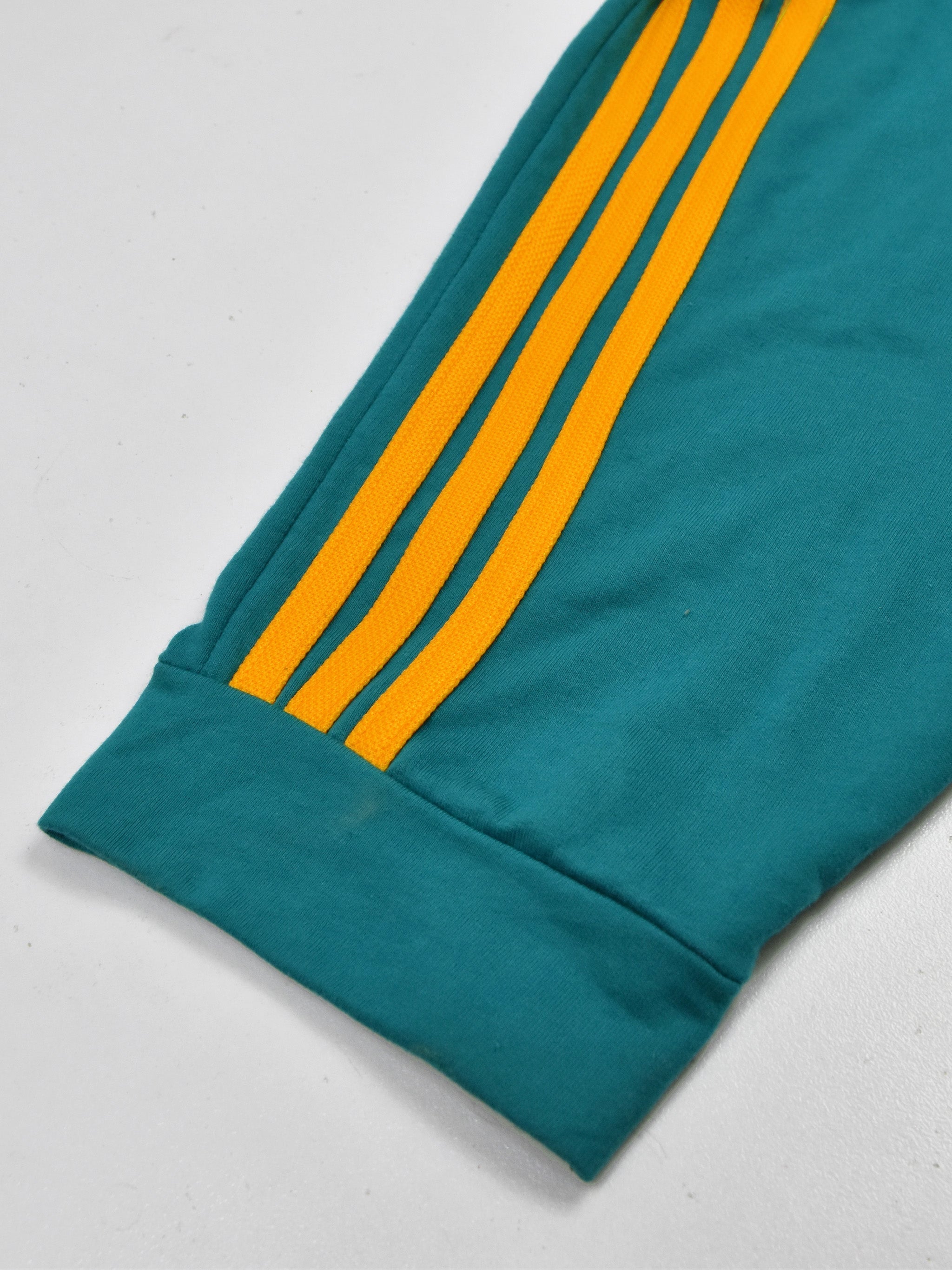 Summer Jersey Slim Fit Bermuda Short For Men-Dark Cyan with Stripes-SP1807/RT2439
