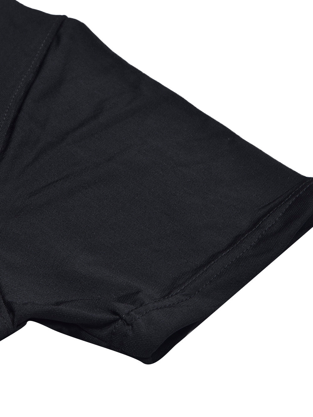Louis Vicaci Summer Lycra T Shirt For Men-Black-BE1318/BR13561