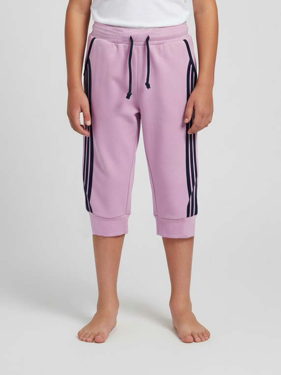 Summer Jersey Slim Fit Short For Kids-Light Lavender-NSK03
