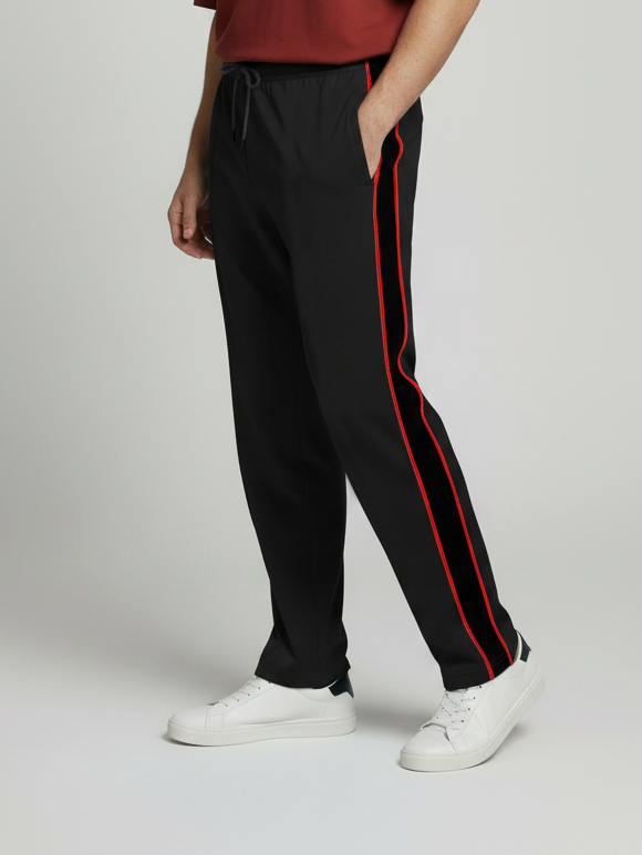 Stylish Regular Fit Summer Trouser For Men-Black-NST44