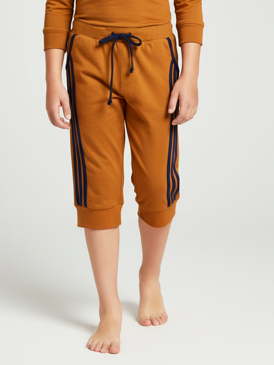 Summer Jersey Slim Fit Short For Kids-Orange-NSK11