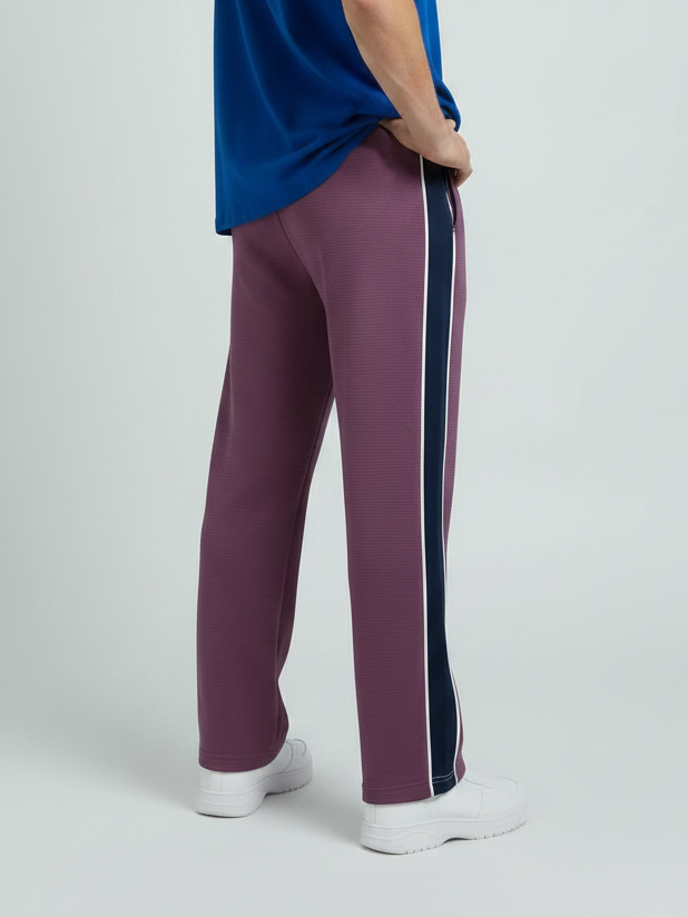 Stylish Regular Fit Summer Trouser For Men-Purple Pink-NST31