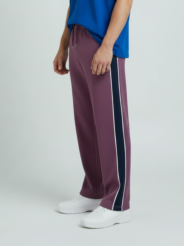 Stylish Regular Fit Summer Trouser For Men-Purple Pink-NST31