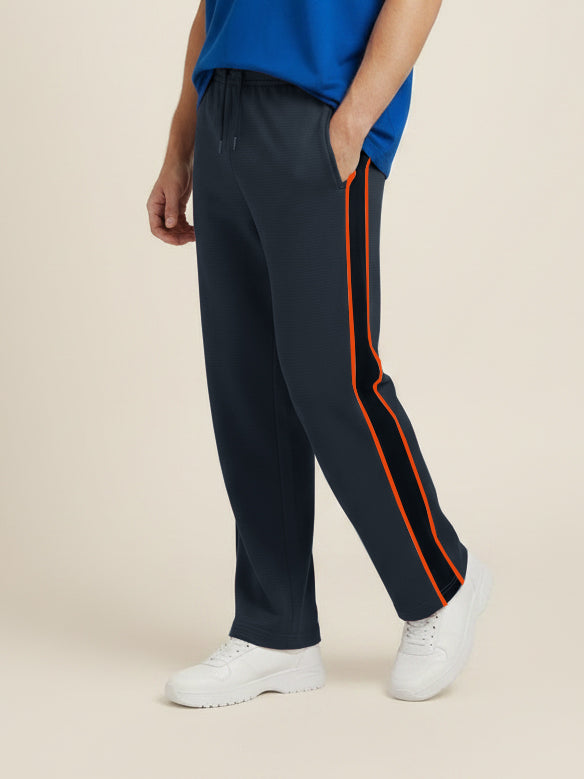 Stylish Regular Fit Summer Trouser For Men-Dark Navy-NST46