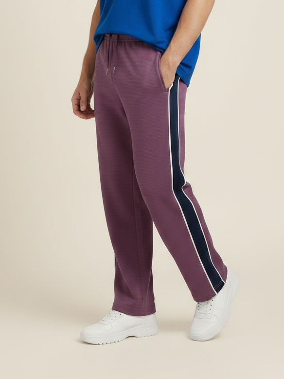 Stylish Regular Fit Summer Trouser For Men-Purple Pink-NST31