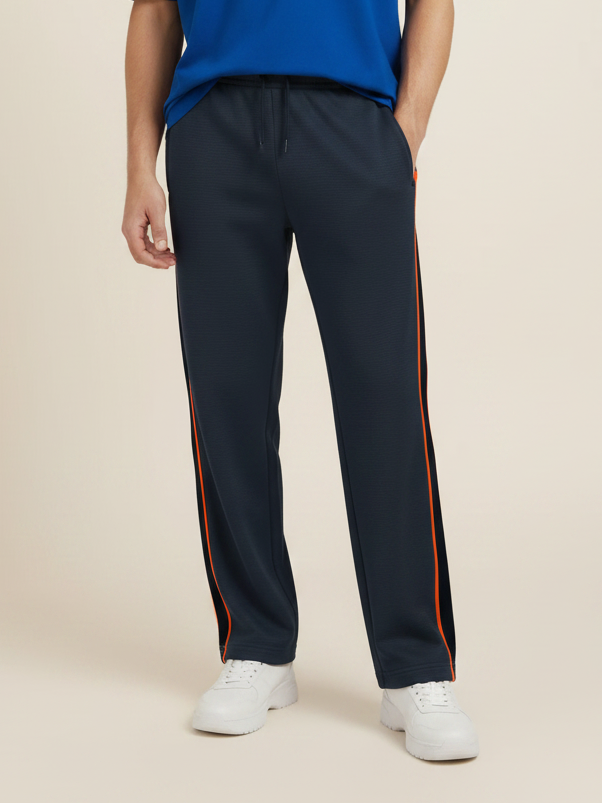 Stylish Regular Fit Summer Trouser For Men-Dark Navy-NST46