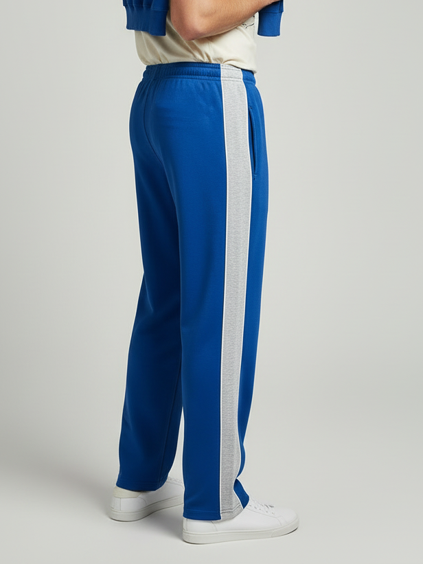 Stylish Regular Fit Single Jersey Summer Trouser For Men-Royal Blue-NST09