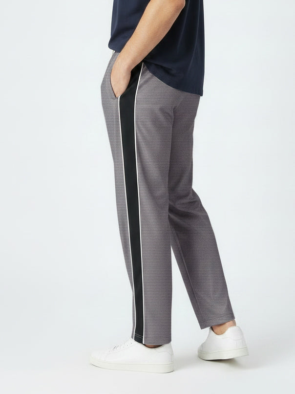Stylish Regular Fit Summer Trouser For Men-Dark Grey With Lining-NST52