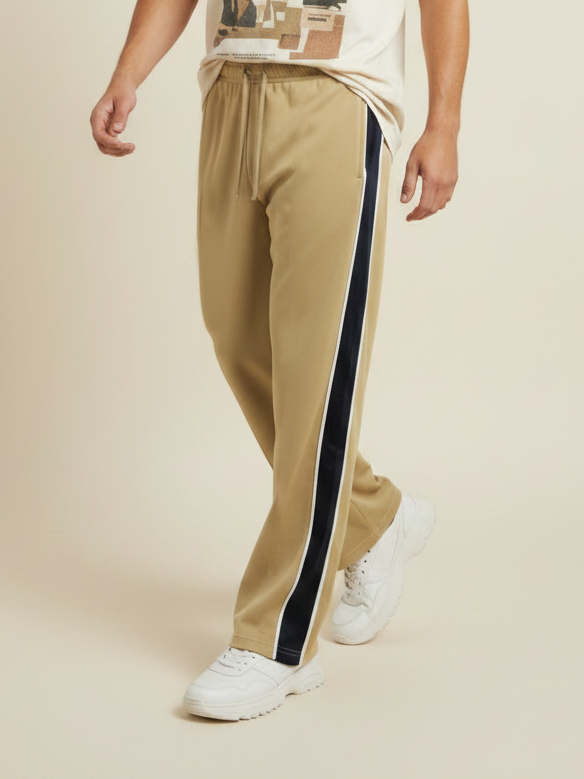 Stylish Regular Fit Summer Trouser For Men-Golden-NST18